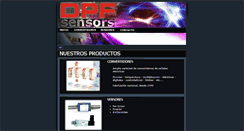 Desktop Screenshot of dpfsensors.es